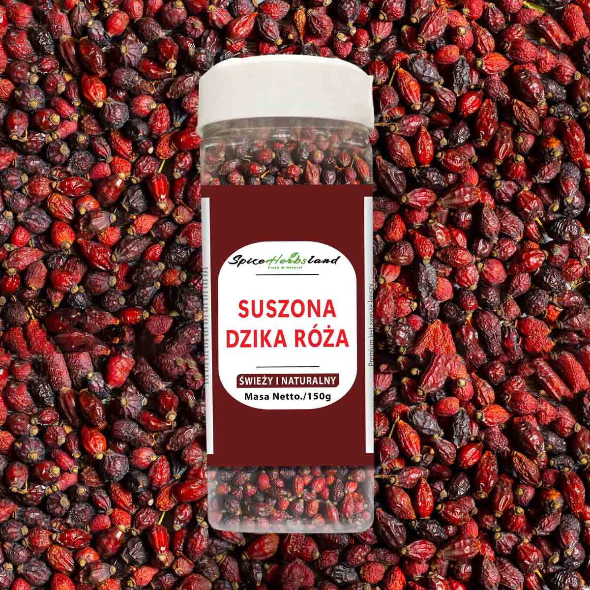 Suszone owoce dzikiej róży