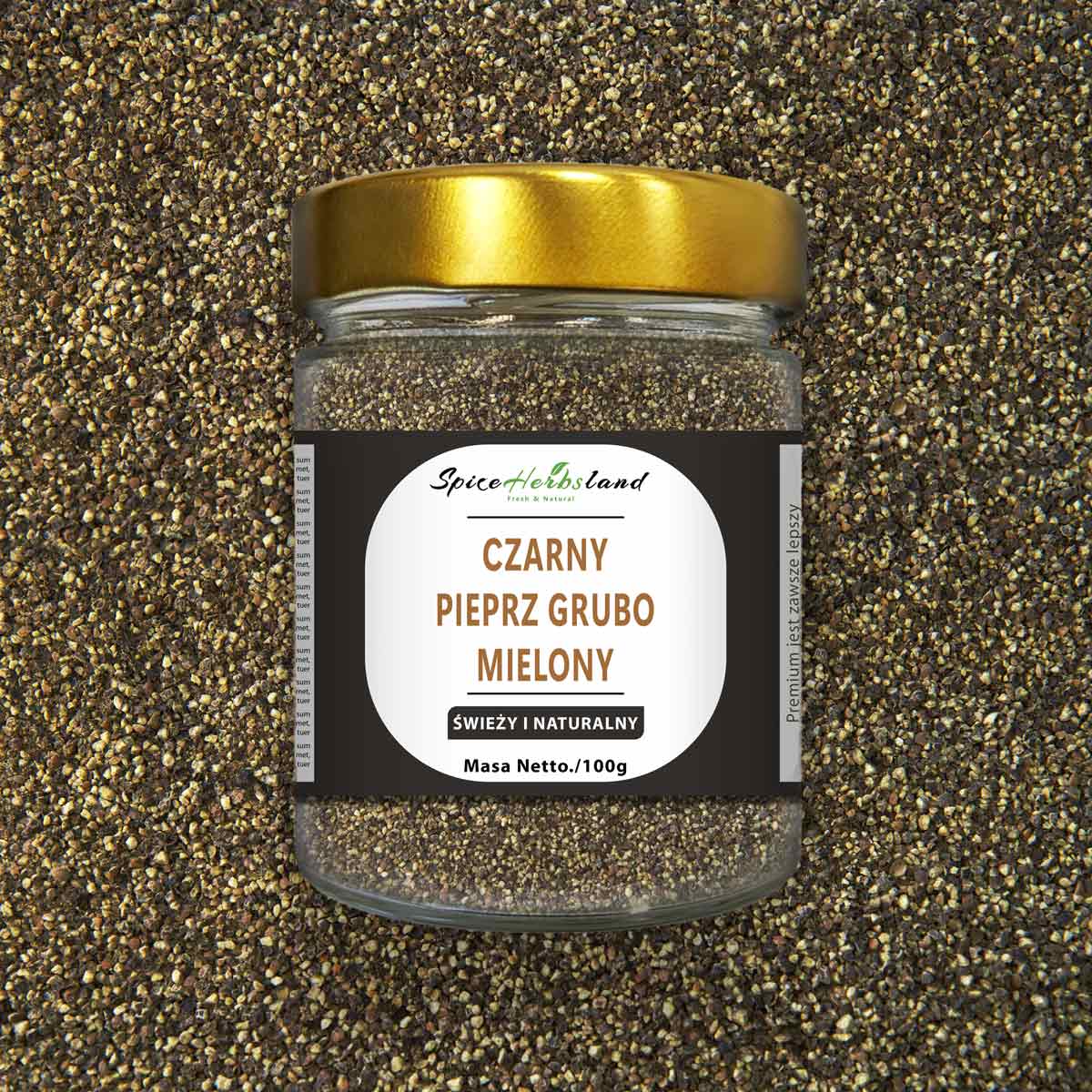 Pieprz czarny grubo mielony