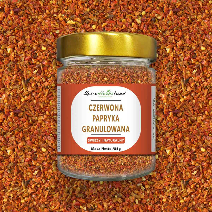 Papryka czerwona granulowana 3*3 mm