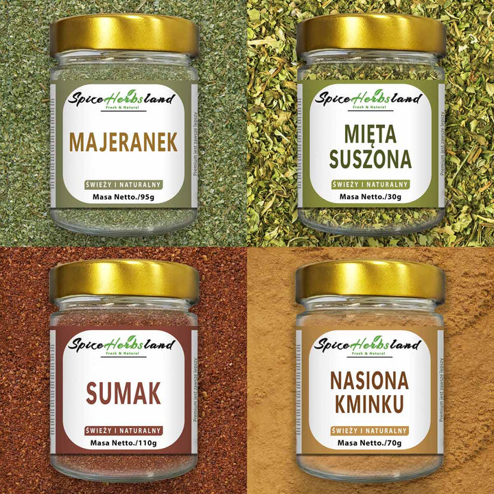 Kolekcja przypraw Bliskiego Wschodu - zestaw 4 sztuk