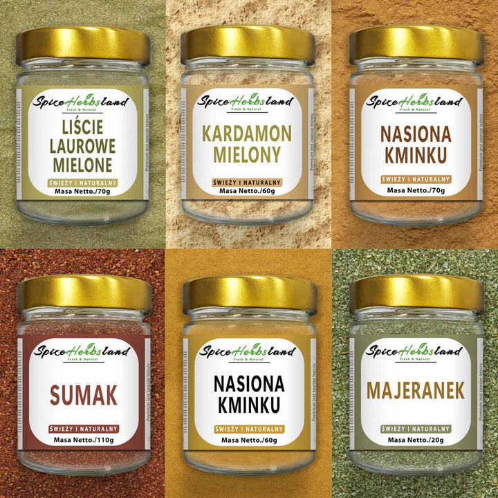 Kolekcja przypraw Bliskiego Wschodu - zestaw 6 sztuk