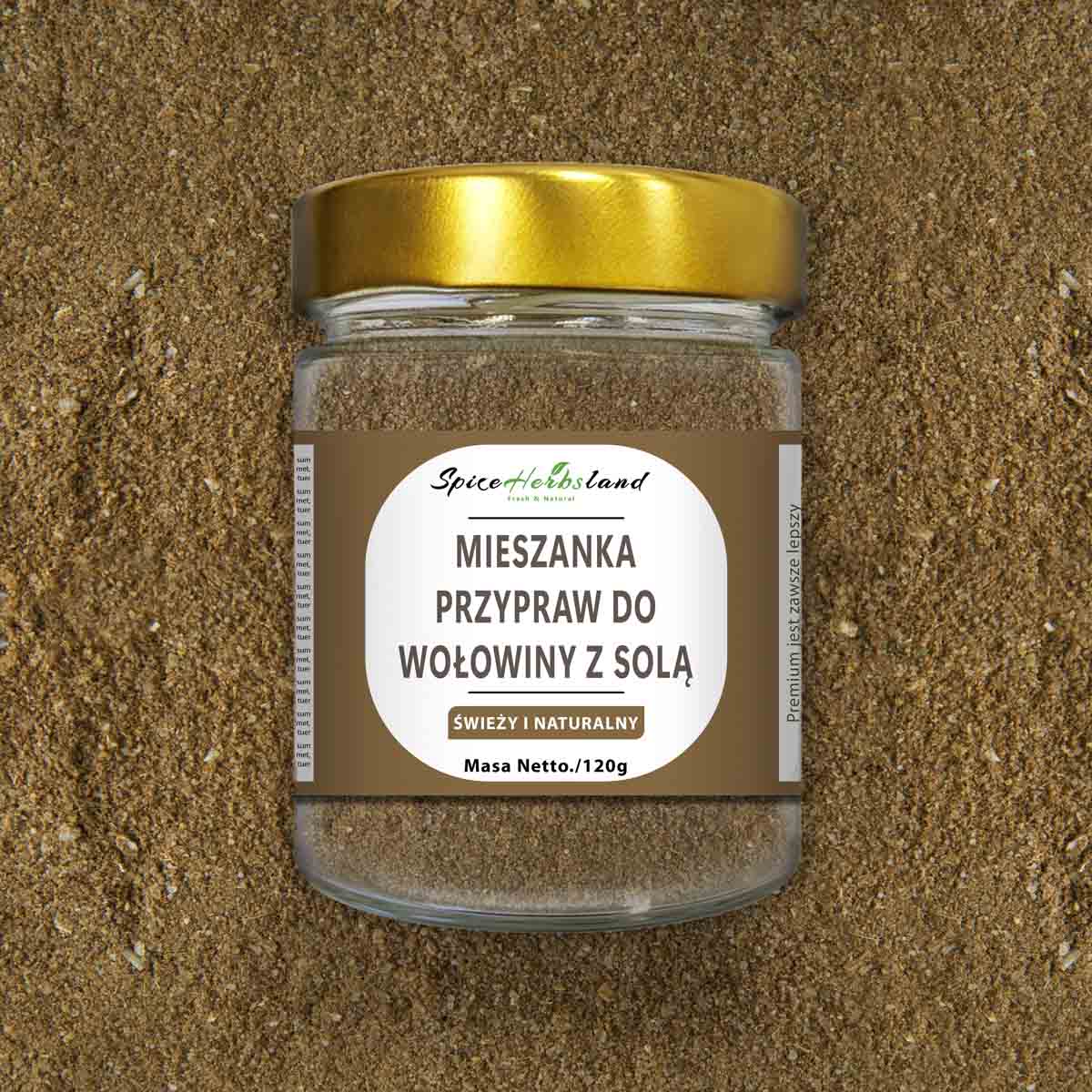 Mieszanka przypraw do wołowiny z solą