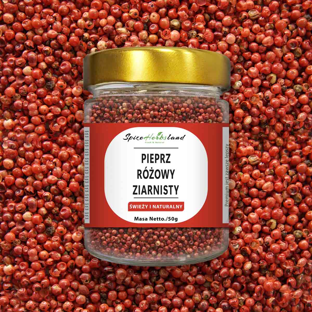 Różowy pieprz (ziarno pieprzu)